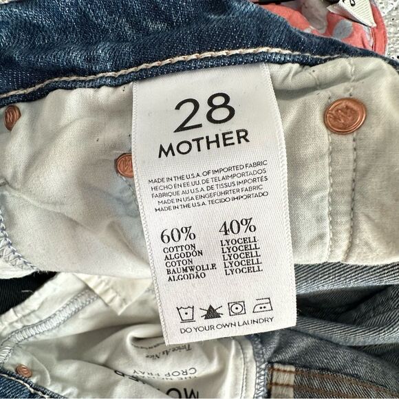 Mother The Nomad Crop Fray Jeans| Size 28 - Picture 8 of 8